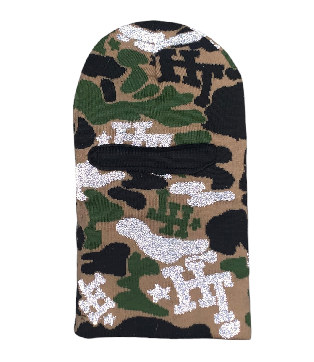 Reflective Camo Ski Mask